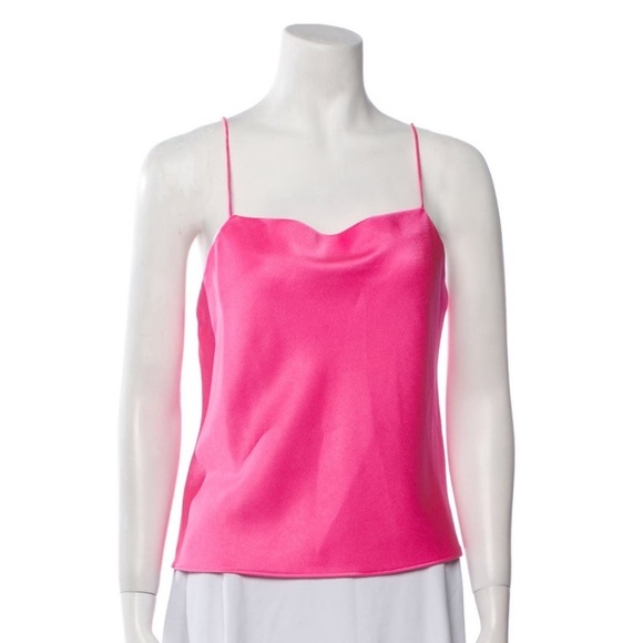 Alice + olivia Hot Pink Harmon Drapey Tank Camisole Size Small NWT - Picture 1 of 3